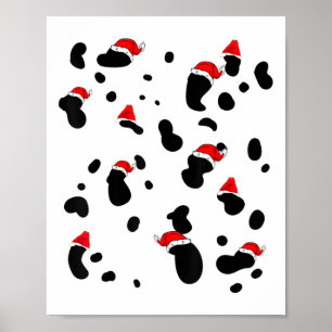 Dalmatiner Kostüm Dog Weihnachtskids Frauen Männer Poster