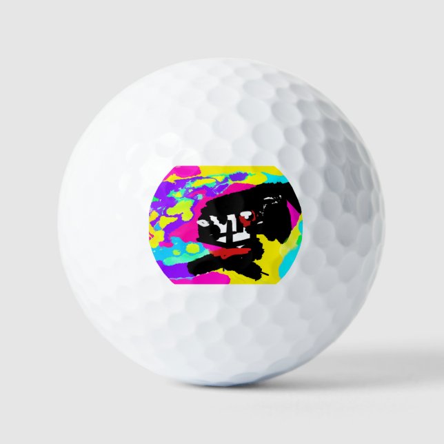 Dalmatiner Krawatte trocken Golfball (Vorderseite)