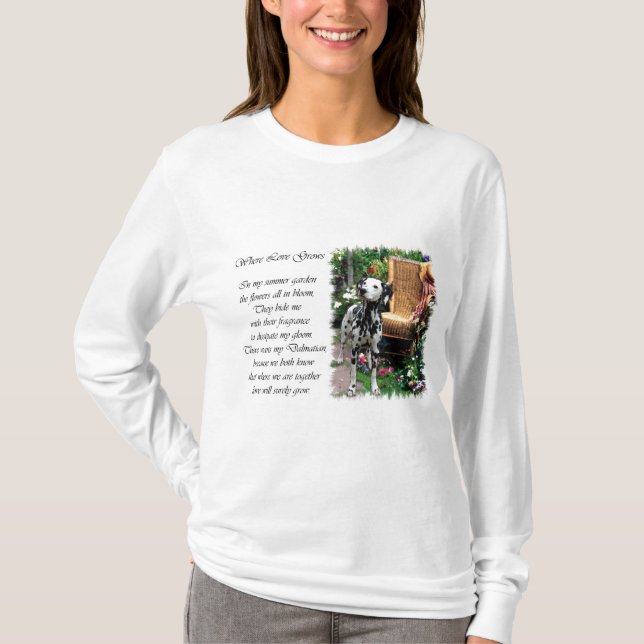 Dalmatiner Kunstgeschenke T-Shirt (Vorderseite)