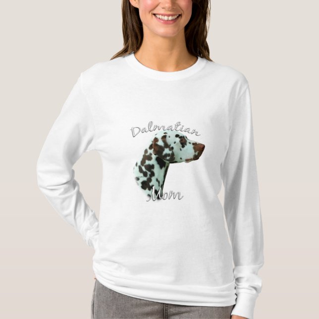 Dalmatiner (Leber) Mama 2 T-Shirt (Vorderseite)