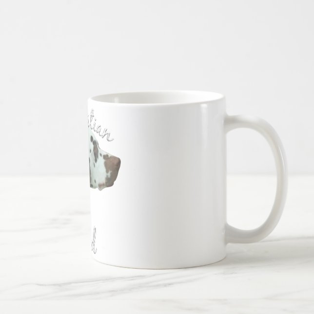 Dalmatiner (Leber) Vater 2 Kaffeetasse (Rechts)