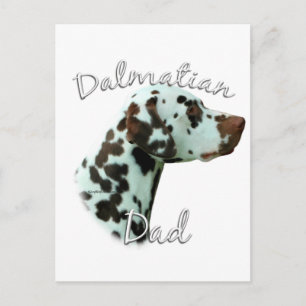 Dalmatiner (Leber) Vater 2 Postkarte