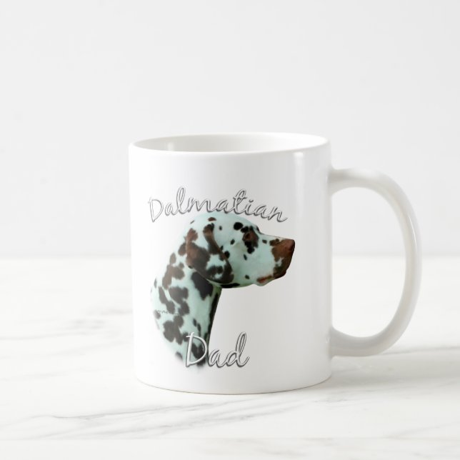 Dalmatiner (Leber) Vater 2 Tasse (Rechts)