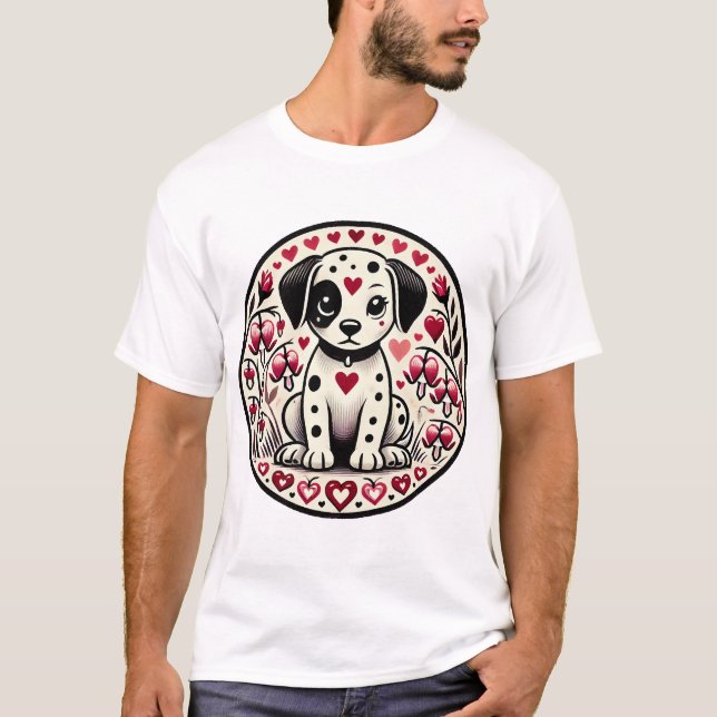 Dalmatiner Liebe T-Shirt (Vorderseite)