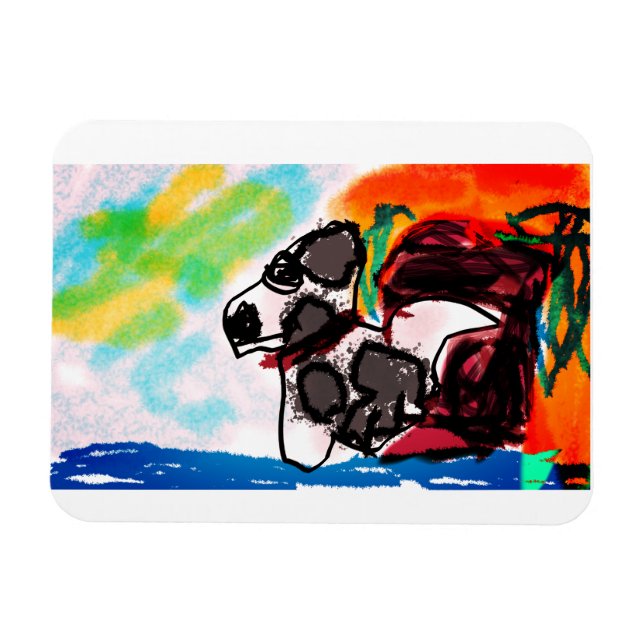 Dalmatiner Liebesstil Magnet (Horizontal)