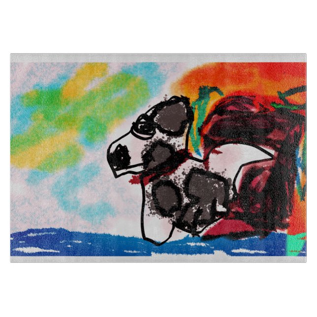 Dalmatiner Liebesstil Schneidebrett (Vorderseite)