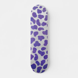 Dalmatiner Lila und weiß Skateboard