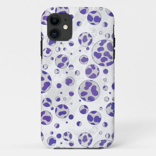 Dalmatiner Lila und White Polka Dot Case-Mate iPhone Hülle