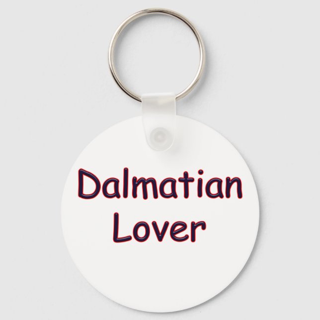 Dalmatiner Lover Schlüsselanhänger (Vorderseite)
