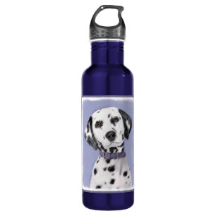 Dalmatiner Malerei - Niedliche Original Hunde Kuns Edelstahlflasche