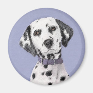 Dalmatiner Malerei - Niedliche Original Hunde Kuns Magnet