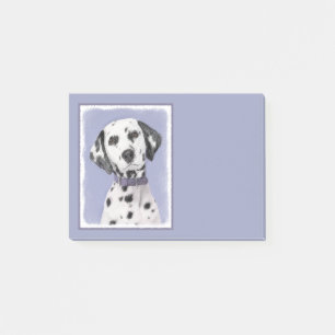Dalmatiner Malerei - Niedliche Original Hunde Kuns Post-it Klebezettel