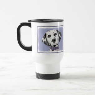 Dalmatiner Malerei - Niedliche Original Hunde Kuns Reisebecher