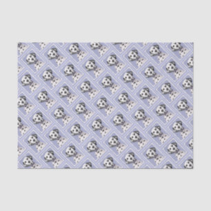 Dalmatiner Malerei - Niedliche Original Hunde Kuns Seidenpapier