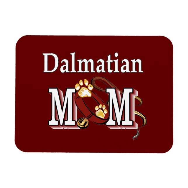 Dalmatiner Mama Geschenke Magnet (Horizontal)