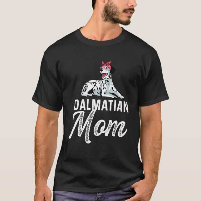 Dalmatiner Mama Hund Eltern T-Shirt (Vorderseite)