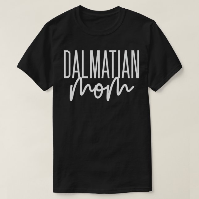 Dalmatiner Mama Niedlich Dalmatiner Dog Mama I Lov T-Shirt (Design vorne)