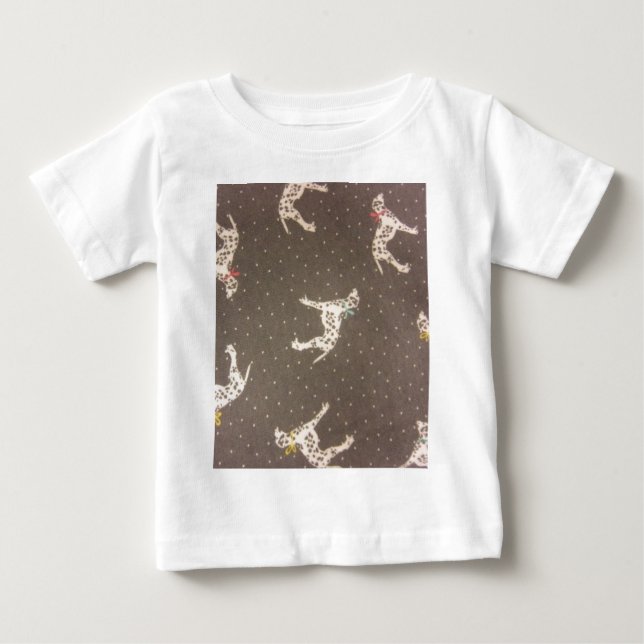 Dalmatiner mit Bögen Baby T-shirt (Vorderseite)