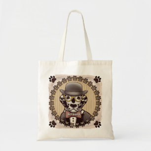 Dalmatiner mit Brille Tote Bag Tragetasche