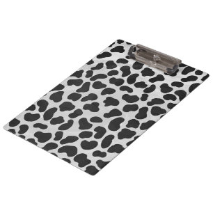 Dalmatiner Monogrtam Schwarzweiß- und Weißdrucke Klemmbrett