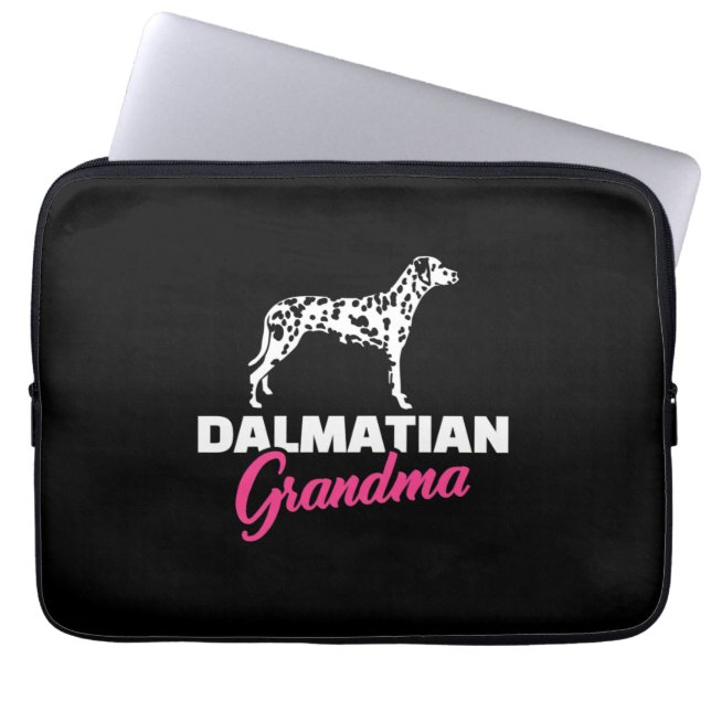 Dalmatiner Oma Laptopschutzhülle (Vorderseite)