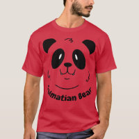 Dalmatiner Panda Bear Funny Chinese Animal Dog Jog