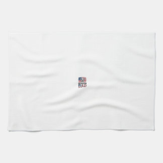 Dalmatiner Papa Patriotisches Vintage-Hund-Shirt-D Geschirrtuch