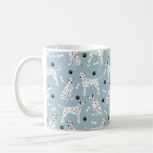 Dalmatiner Paws and Bones Kaffee Tasse