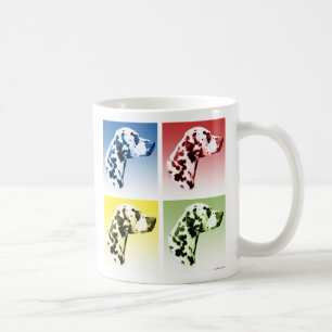 Dalmatiner-Pop-Kunst Tasse