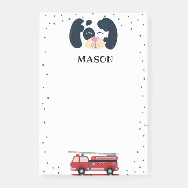 Dalmatiner-Postausgabe Post-it Klebezettel (Vorderseite)