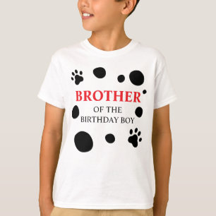 Dalmatiner Punkte-Bruder des Geburtstagsjungen/-mä T-Shirt