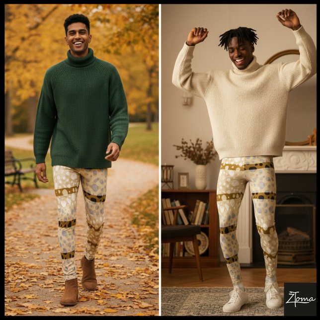 Dalmatiner Punkte mit großen Linien Leggings (Von Creator hochgeladen)