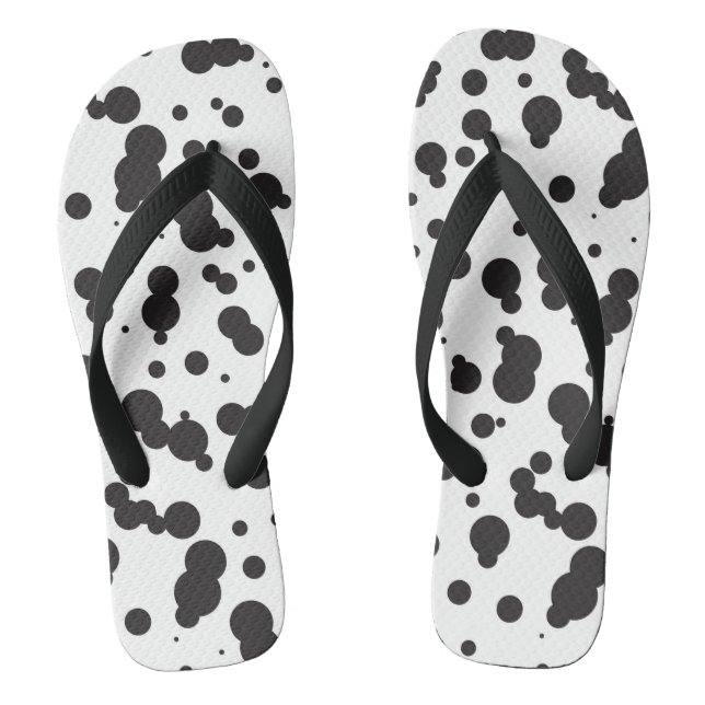 Dalmatiner Punkte Muster Flip Flops (Fußbett)
