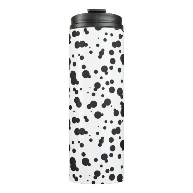 Dalmatiner Punkte Muster Thermosbecher (Vorderseite)