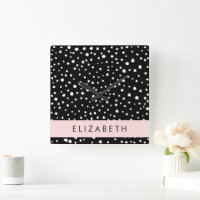 Dalmatiner Punkte, Punkte, schwarz und weiß, Ihr N