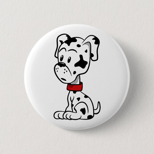 Dalmatiner Puppy Button (Vorderseite)