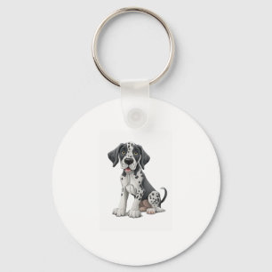 Dalmatiner Puppy Dog Premium Scoop Schlüsselanhänger