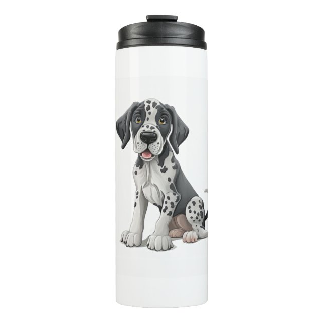 Dalmatiner Puppy Dog Premium Scoop Thermosbecher (Vorderseite)