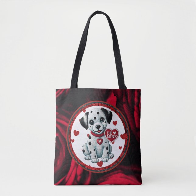 Dalmatiner Puppy Shoulter Tote Bag - Seien Sie mei (Vorderseite)