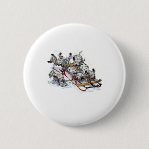 Dalmatiner-Pups Button