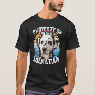 Dalmatiner-Retro-Eigenschaft T-Shirt