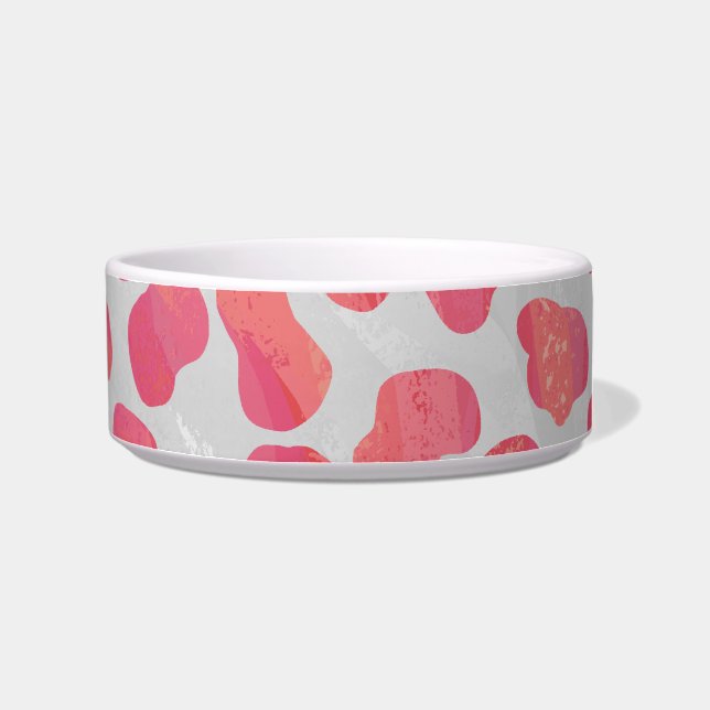 Dalmatiner Rosa und Weiß Napf (Rechts)