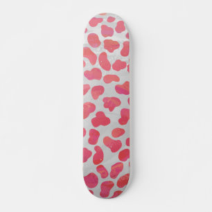 Dalmatiner Rosa und Weiß Skateboard