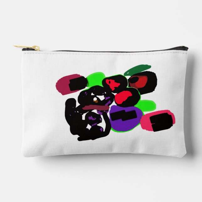 Dalmatiner Rosen stylen  Zubehörtasche (Vorderseite)