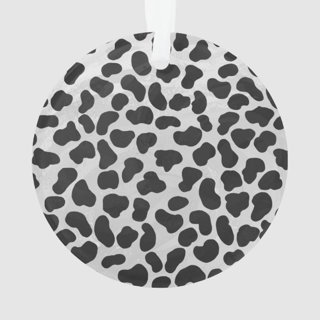 Dalmatiner Schwarz/Weiß Ornament (Rückseite)