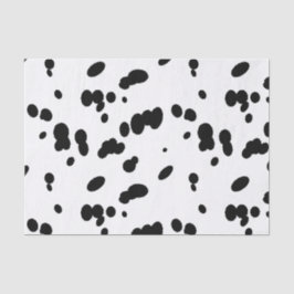 Dalmatiner Schwarz-Weiß-Spotty-Dog-Fur Seidenpapier
