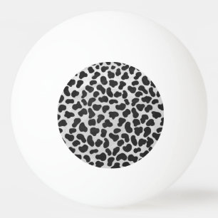 Dalmatiner Schwarz/Weiß Tischtennisball