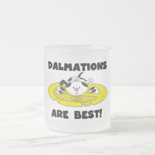 Dalmatiner sind die Besten T-Shirts und Geschenke Mattglastasse