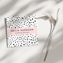 Dalmatiner-Spots, Dalmatiner-Punkte, Schwarz und W