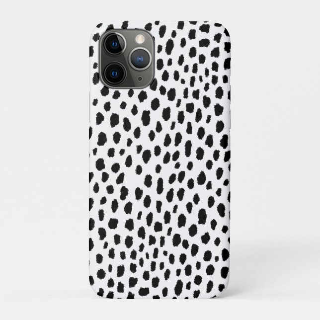 Dalmatiner-Spots (schwarz/weiß) Case-Mate iPhone Hülle (Rückseite)